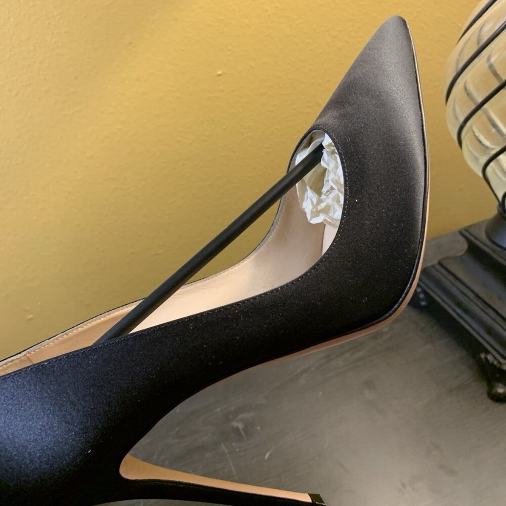Gianvito Rossi Gianvito 105 Raso Black Leather Pump - Picture 11 of 16
